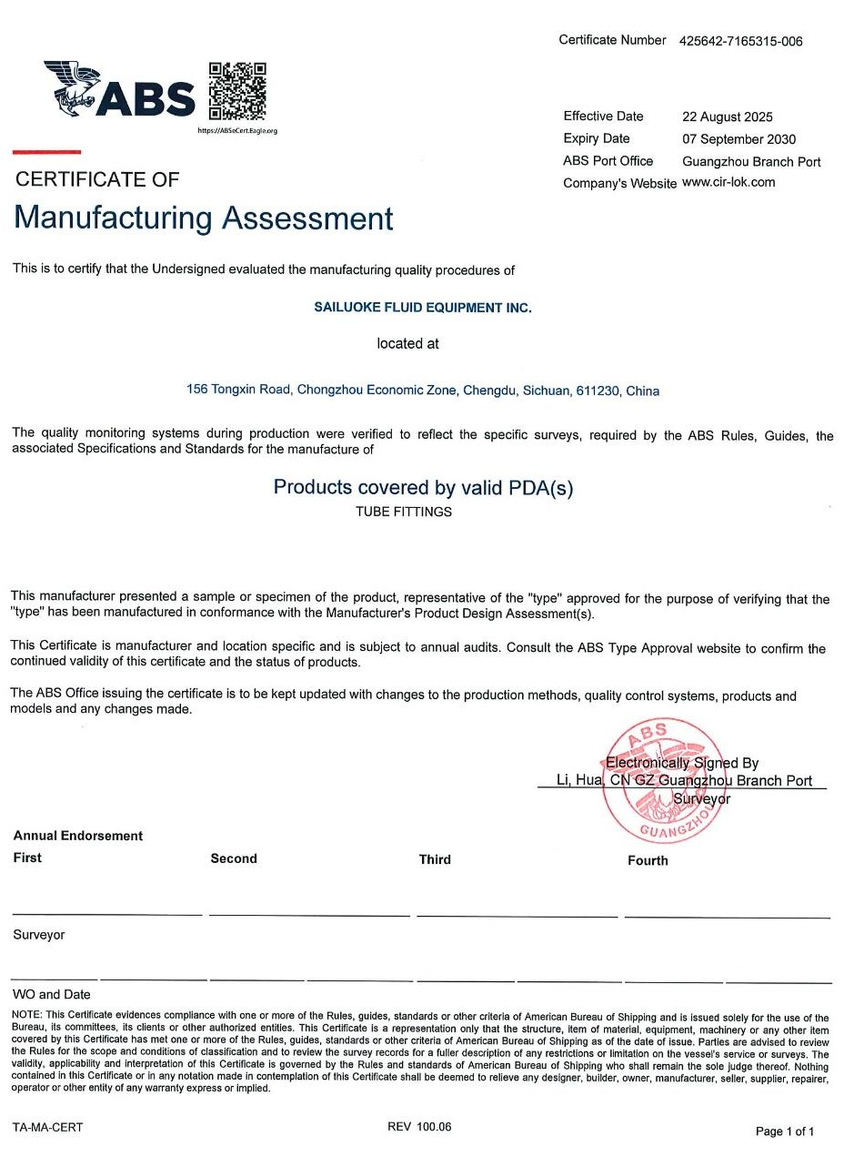 ABS Manufacturing Assessment supplied copy