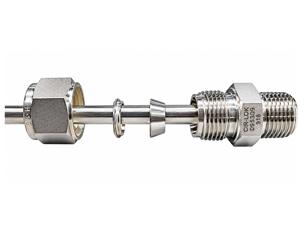 Double ferrule tube fittings