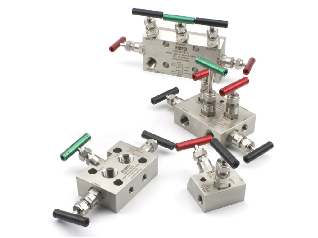 Instrument valve manifolds